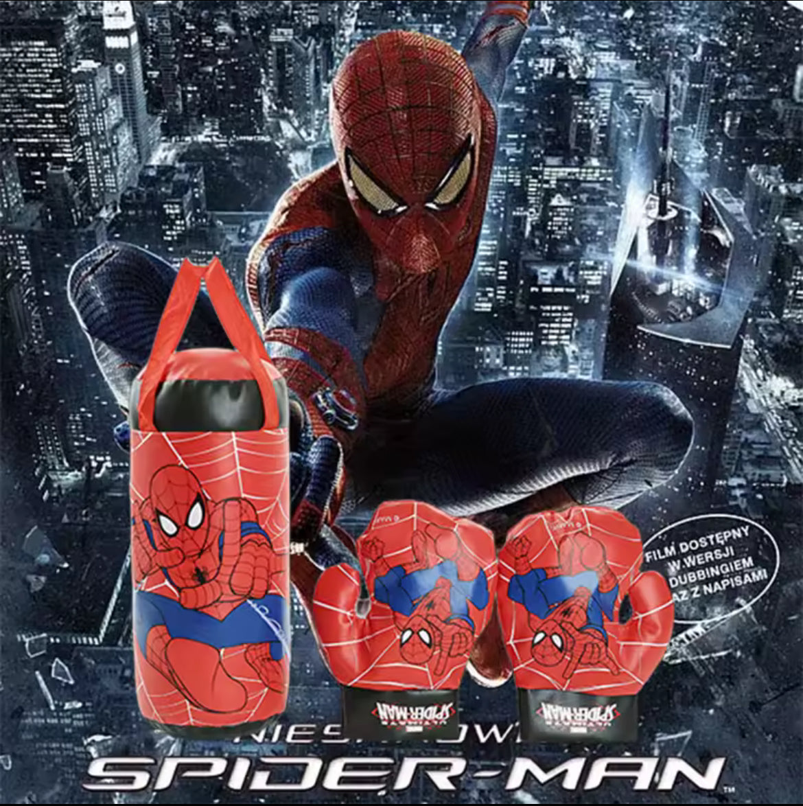 Spiderman Punching-ball et ces gants