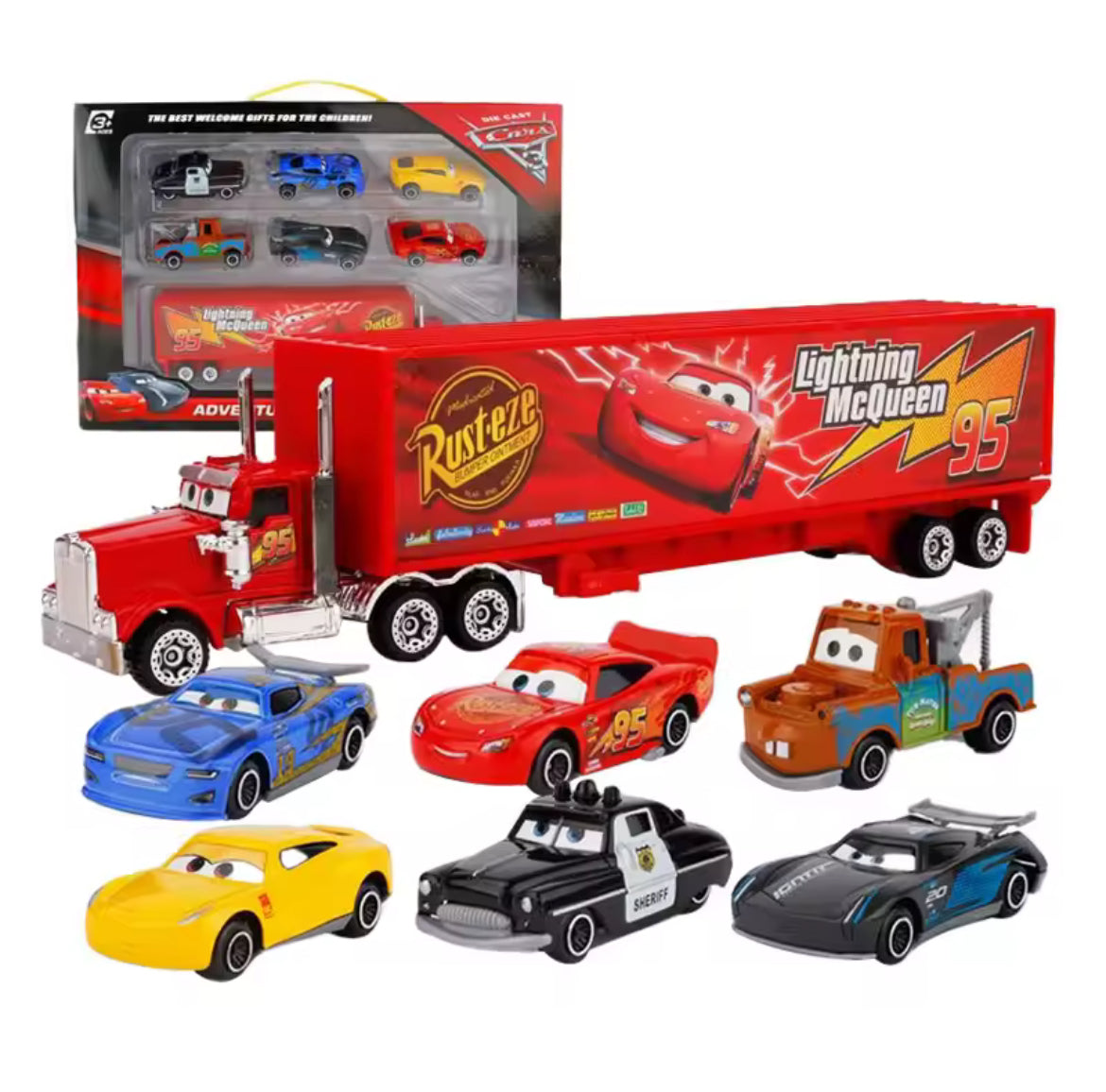 Coffret Cars camion et voitures