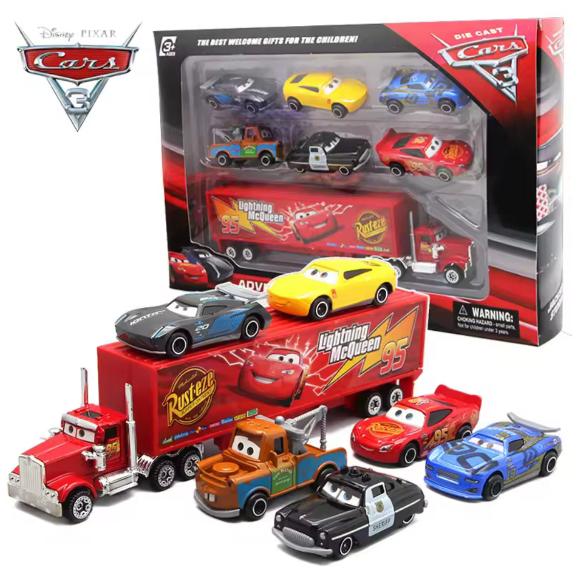 Coffret Cars camion et voitures